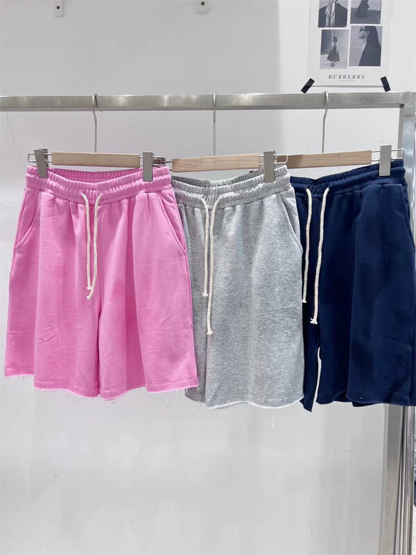 New in early summer! [td] elastic waist lace up sports casual shorts k001566# XJ