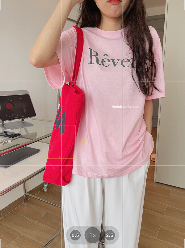 New year in early spring! [the lab] casual round neck letter short sleeve T-shirt 2006# zxx