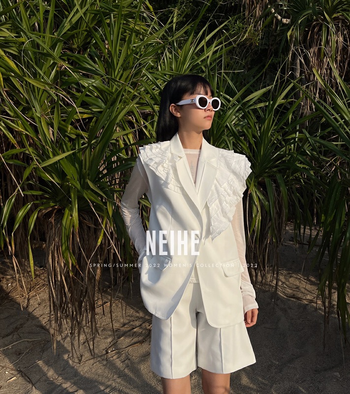 New year in early spring! [neihe] ear edge shawl suit vest 11296# zxx