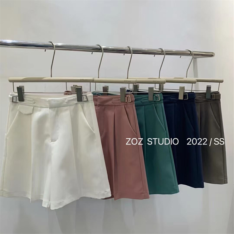 New in early summer! [ZOZ] simple, loose, clean and slim suit casual shorts 2046# HBx