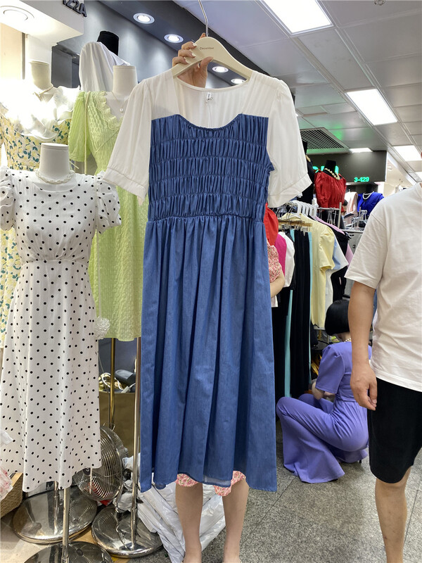 [December] Korean mosaic dress ys2-1326# hjy