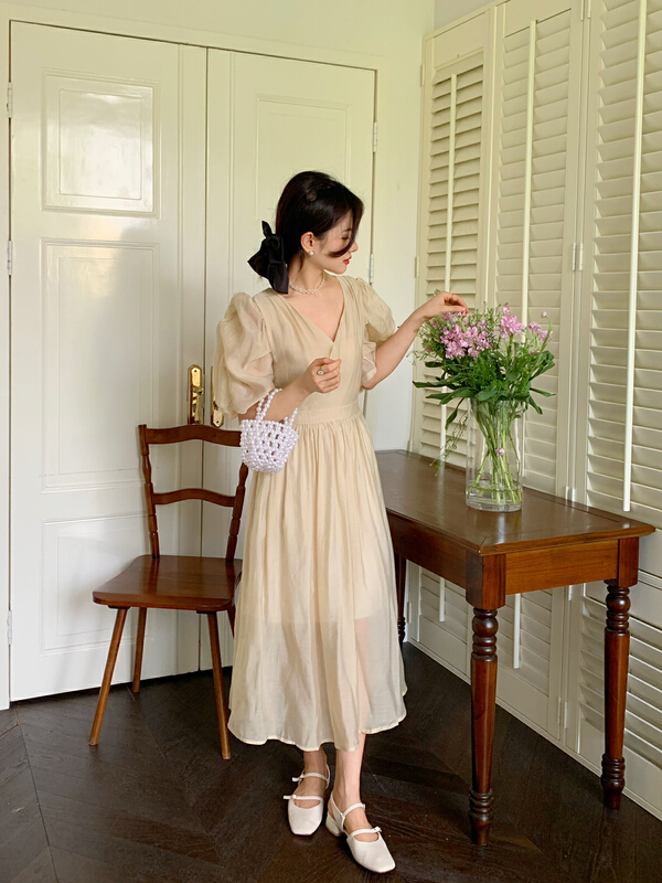 [hs7] Tiansi elegant dress 5082# PCZ