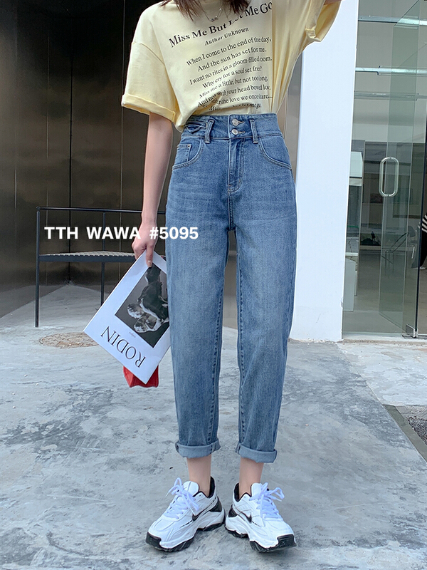 [Wawa] Korean casual casual jeans 05095# ozq