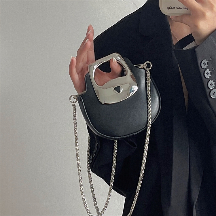 [excellence] niche fashion versatile messenger bag (with snake chain) 8019# LSL