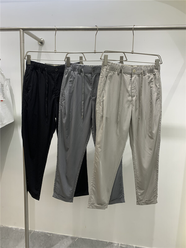 New year in early spring! [standing for a long time hot] simple solid color versatile casual pants 8505# ZZL