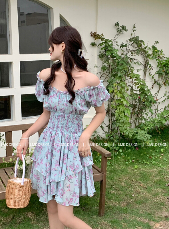 [LMK] floral versatile dress 2216# hjy