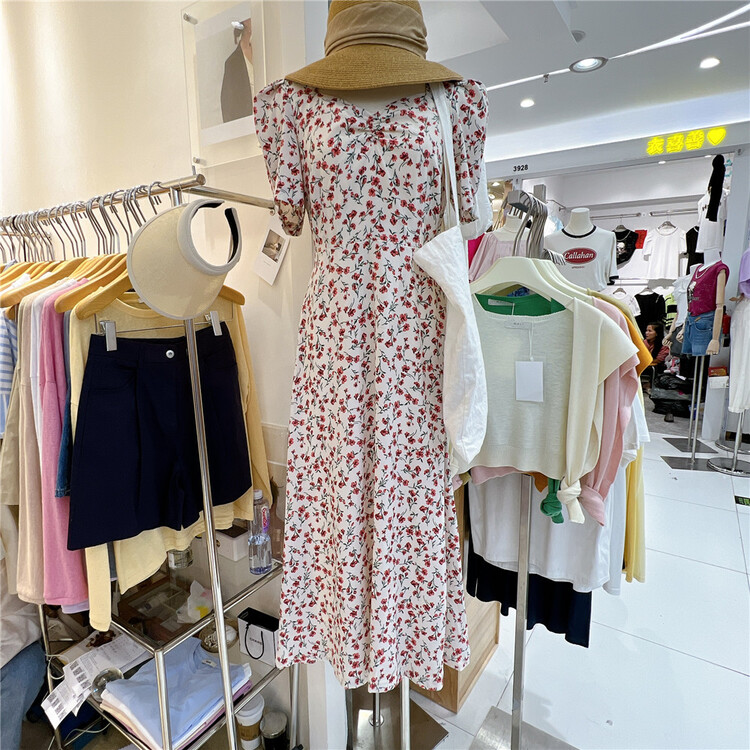[Selene] floral versatile dress 202237-1# XYJ