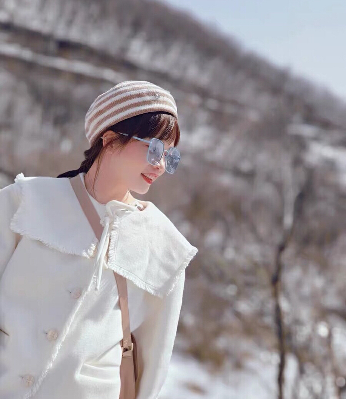 [fiber color scarf glasses] UV resistant versatile fashion sunglasses (randomly distributed in the box) 1186# LSL