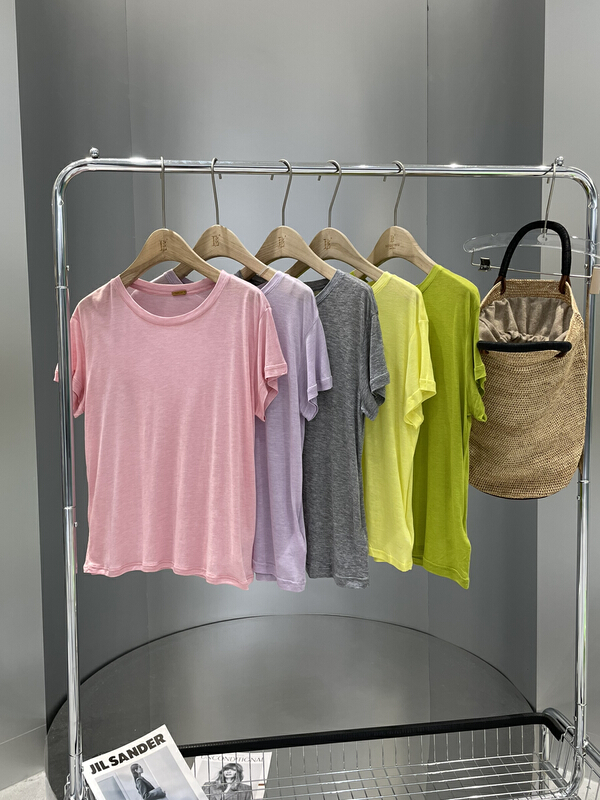 [bobo1972] simple and versatile Casual Short Sleeve T-shirt 218039# ozq
