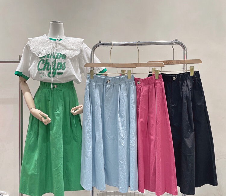 [Yuanxi · elements] Korean loose and versatile skirt 144# WTT