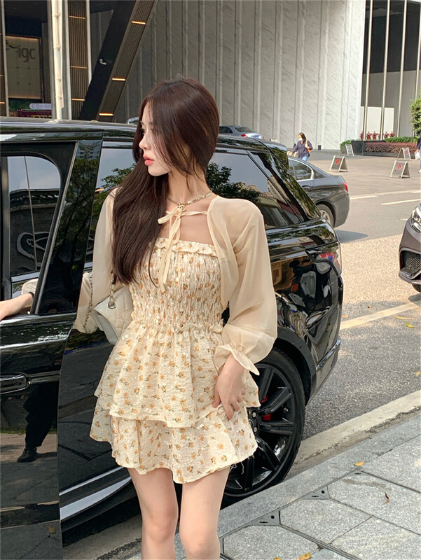 New in early summer! [DS +] simple and versatile solid color lace up sunscreen shirt 3130-1# JJ