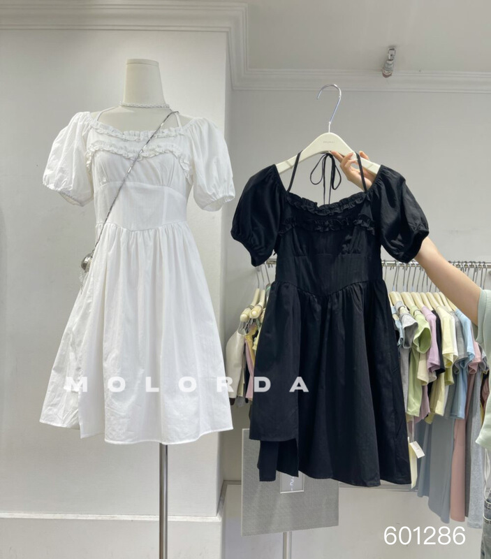 [morada] sweet and pure Jacquard Dress 601286# XYY