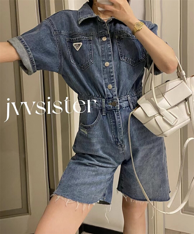 goods in stock! New in early summer! [jvv sister] retro fashion Jumpsuit 2762# zxl