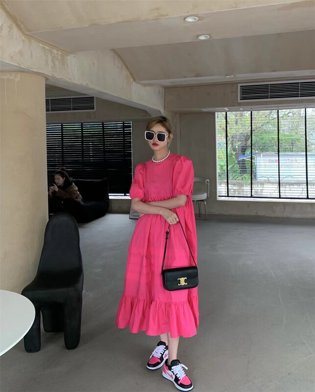 [D +] Korean style simple dress 5099# lwy
