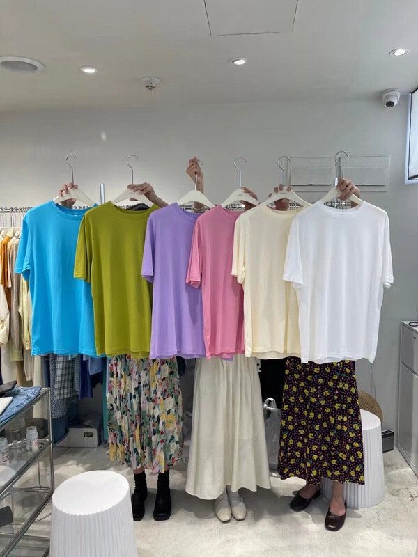 【EMONI】韓版簡約刺繡愛心百搭短袖T恤  10902#  CLS