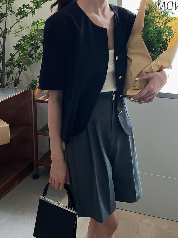 New in early summer! [ever true] Korean loose short sleeve short coat 11133# CLS