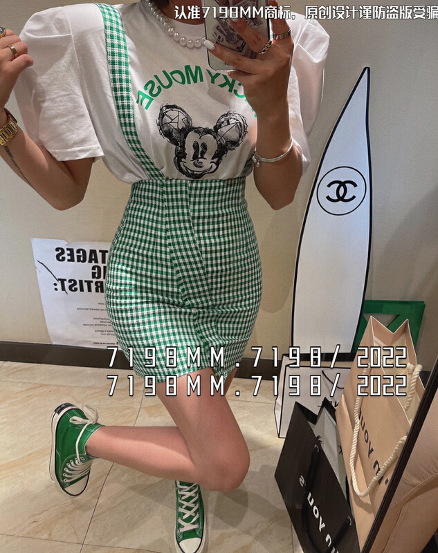 goods in stock! New in early summer! [7198] modern hot girl print short sleeve T-shirt 22262# PCZ