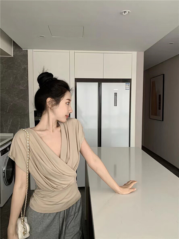 [X.C] one shoulder and two elastic shirts 261-1# WPL