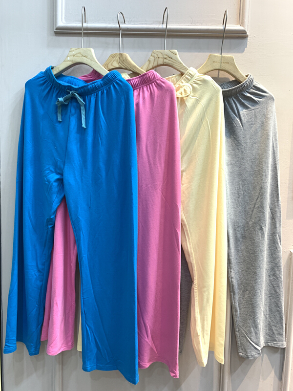 Original price 77.83! New year in early spring! [she Su] slim and versatile straight casual pants (with waist rope) z2102# zxx