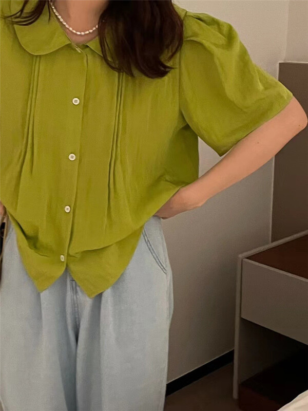 [suyar] Korean version simple baby collar shirt 1342# HBx