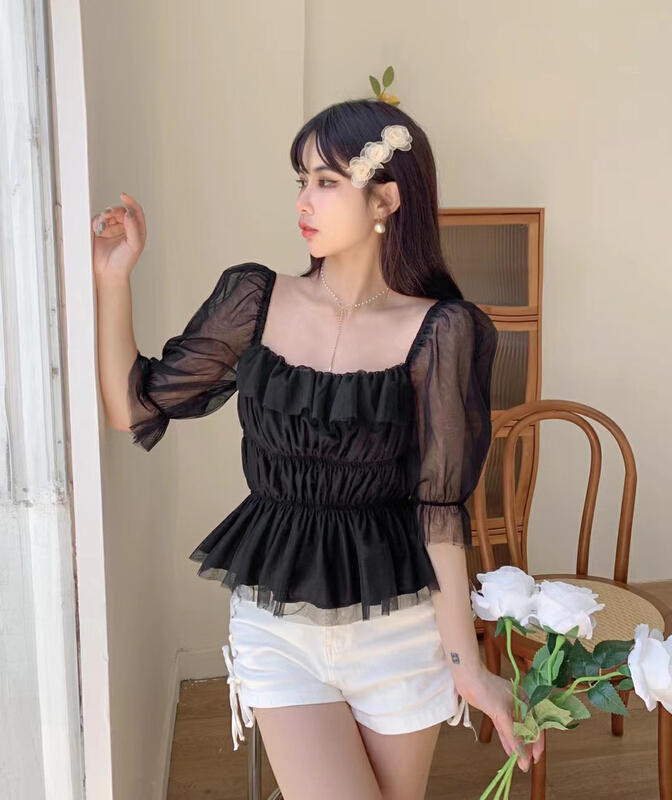 Original price 32.71! Korean style [wpq13 # mesh short]