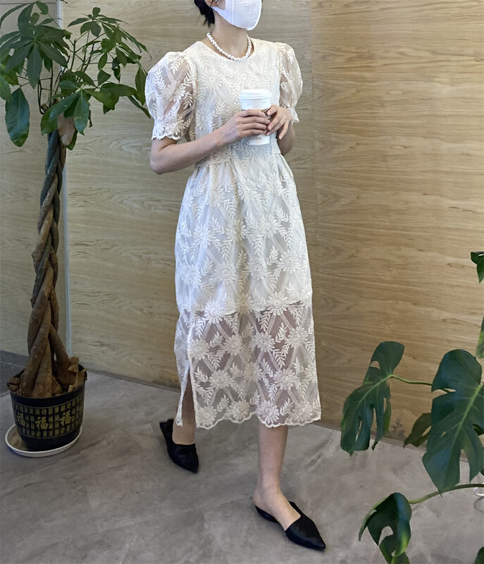 goods in stock! New in early summer! [zicci] Korean elegant waist closing dress 106586# lwy