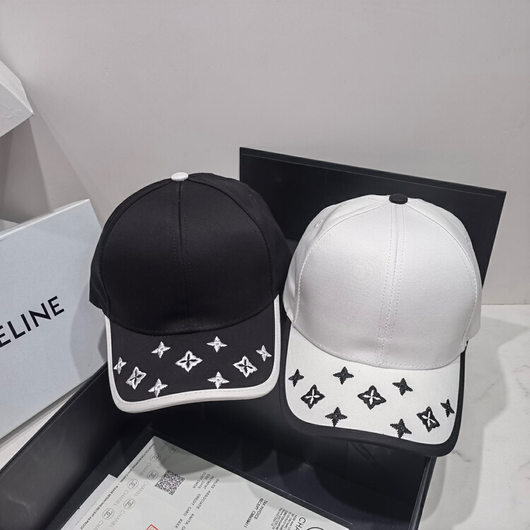 [aestheticism hat industry] Korean personalized color blocking Embroidered Baseball Hat 3128# LSL