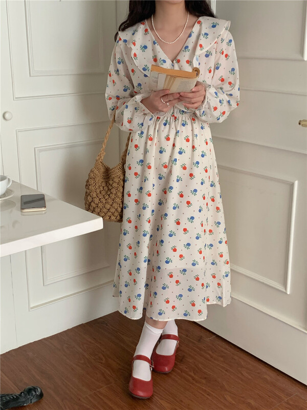 New year in early spring! [are you] V-neck thin lady lace up dress ys1-8027\ll