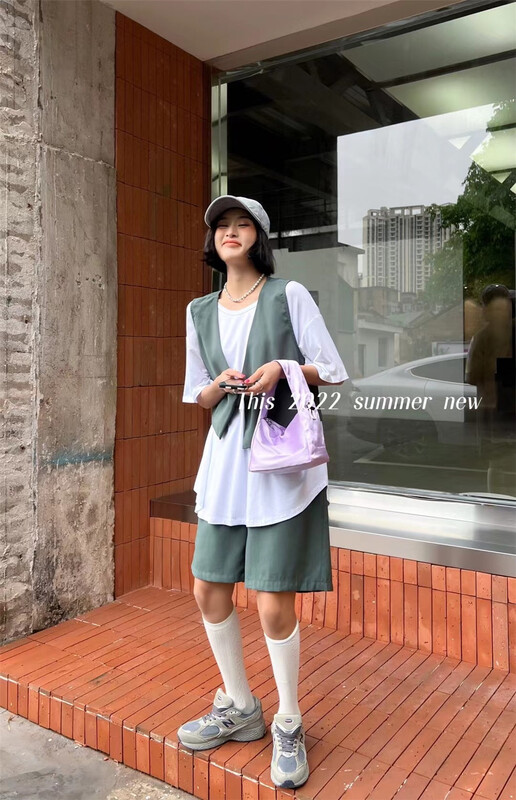 [this] Korean style net basic versatile vest / suspender top284# CSX