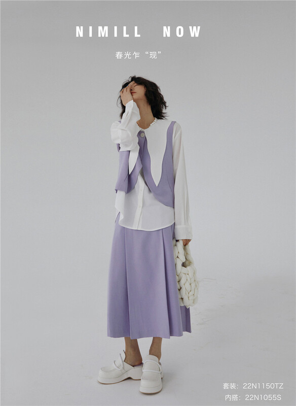 goods in stock! New year in early spring! [Neil] design sense Vintage Vest + slim skirt suit 1150# LSW