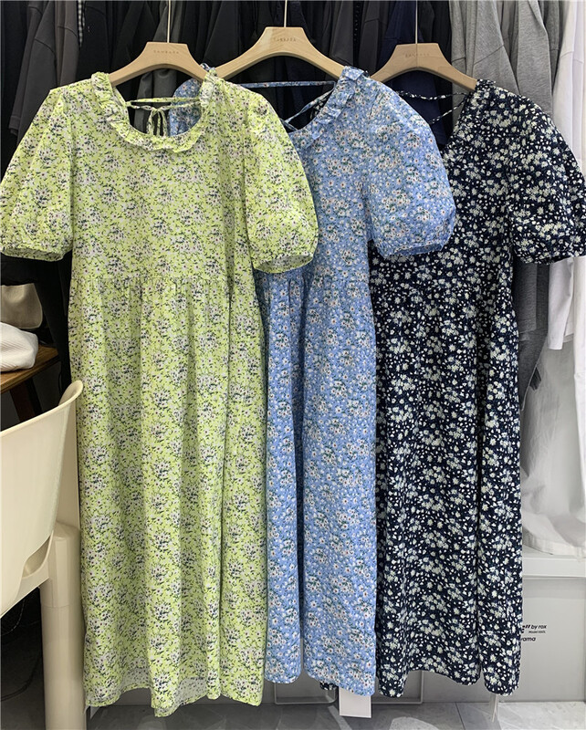 [sanbara] lady's gentle floral dress 9510# LSW