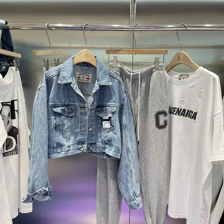 New year in early spring! [bobo1972] temperament versatile fashion denim coat (excluding matching) 226318\xyj