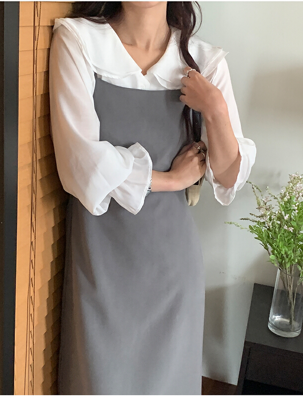 New year in early spring! [the mind] Korean version single breasted versatile shirt 60185# XYJ