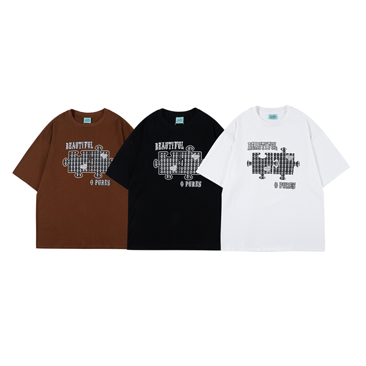 [BNL] men's and women's personalized pattern printed short sleeve T-shirt 231# ZZL