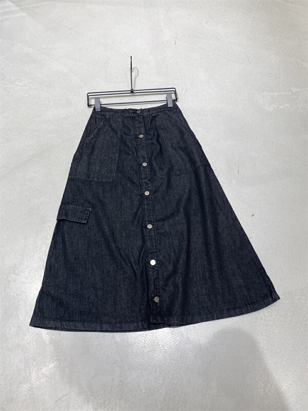 [WP / Yinuo] Korean style fashion button off denim skirt ys1-m022# CSX