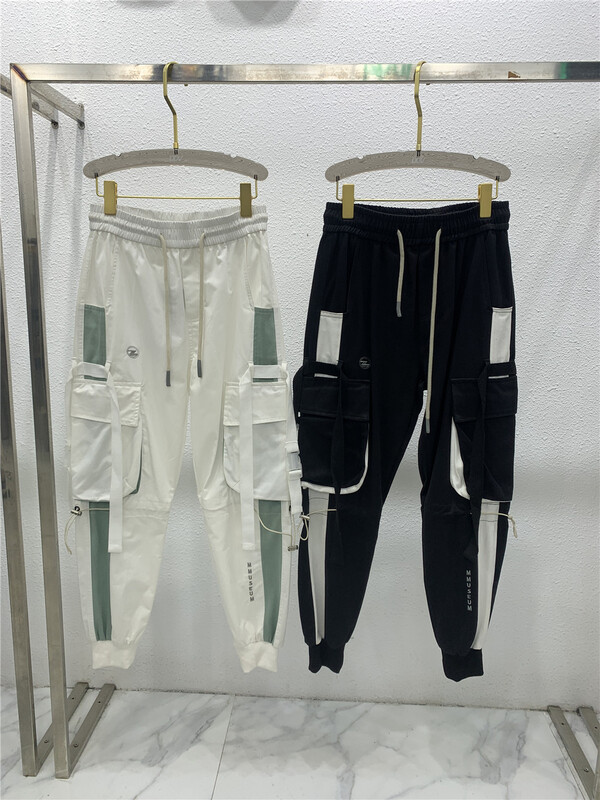 [DDV] work style personalized pocket color matching casual pants kb9238# ZZL