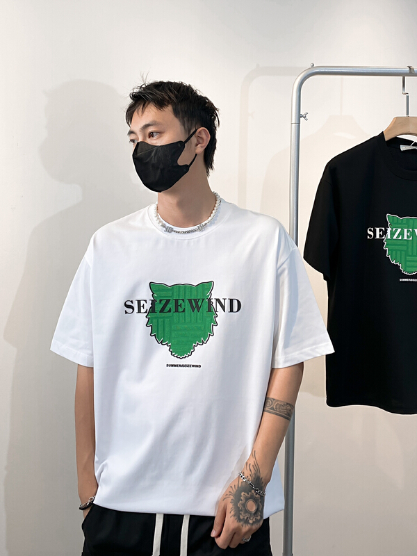 [TPY] Korean Pullover letter short sleeve T-shirt 6128# ZZL