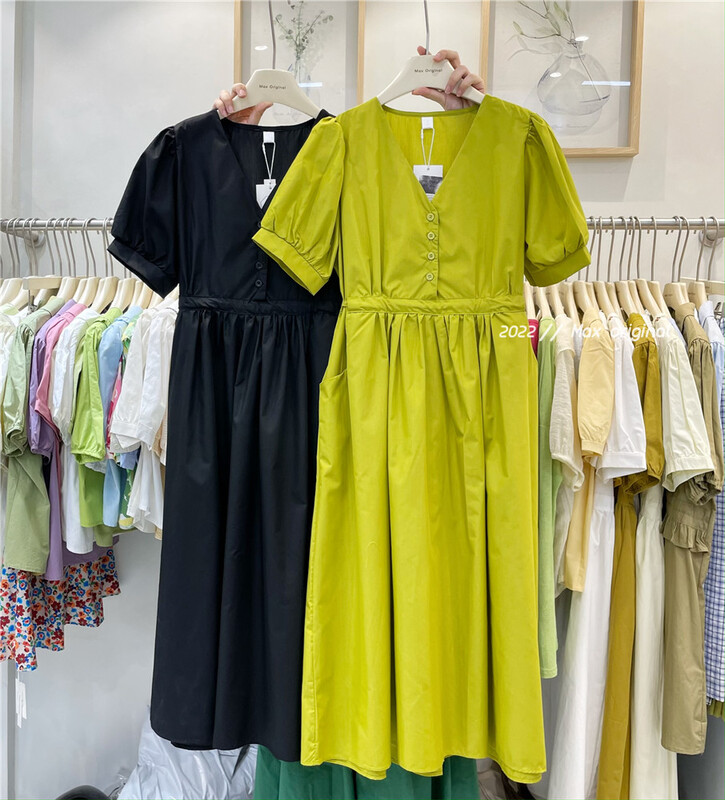 [Max original] Korean casual fresh and versatile dress 98131# HBx