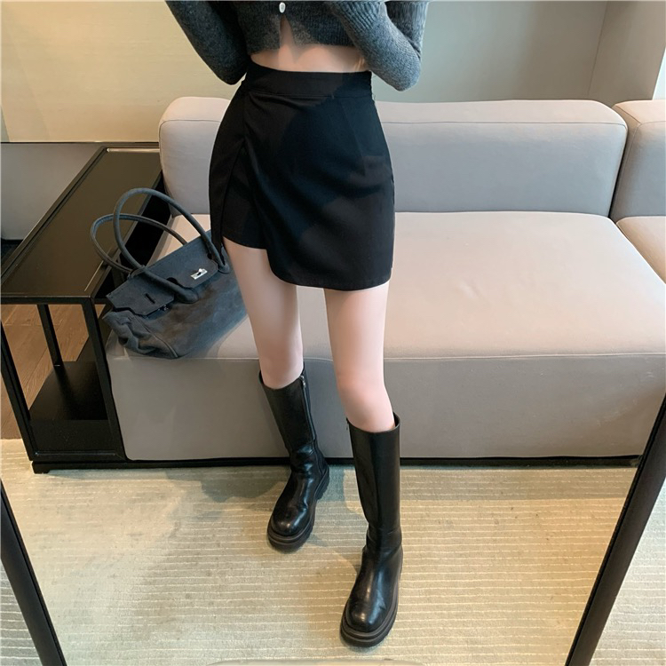 【XINYUANJIEYI新垣結衣】韓版高腰辣妹顯瘦裙褲  A323#  CL