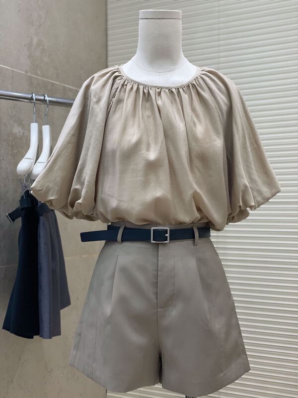 New in early summer! [believe] fashionable, simple, versatile, slim casual shorts (with belt) (shorts only) bl9558# cqw