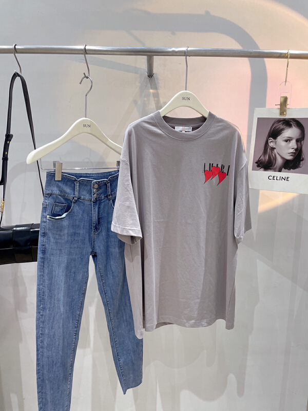 New year in early spring! [sun] round neck Pullover Korean Short Sleeve T-shirt (short sleeves only) t260208# lwy