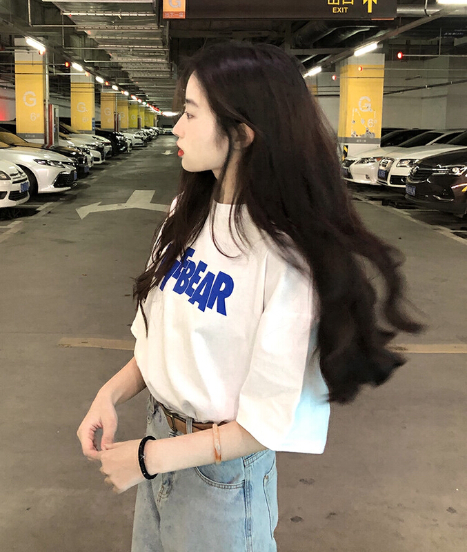 New in early summer! [j.2] net red fashion letter printed short sleeve T-shirt 0831# LSW