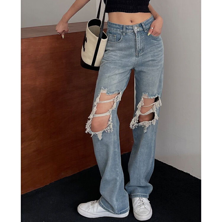 [FabI] personalized ripped jeans 5268# XYJ