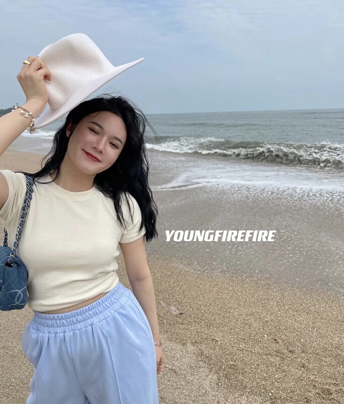 早春上新！【FIRE FIRE】簡約短款百搭短袖T恤  YS1-803#  XJ