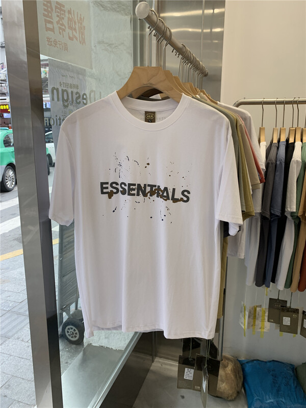 [ZL # printed round sleeve T-shirt