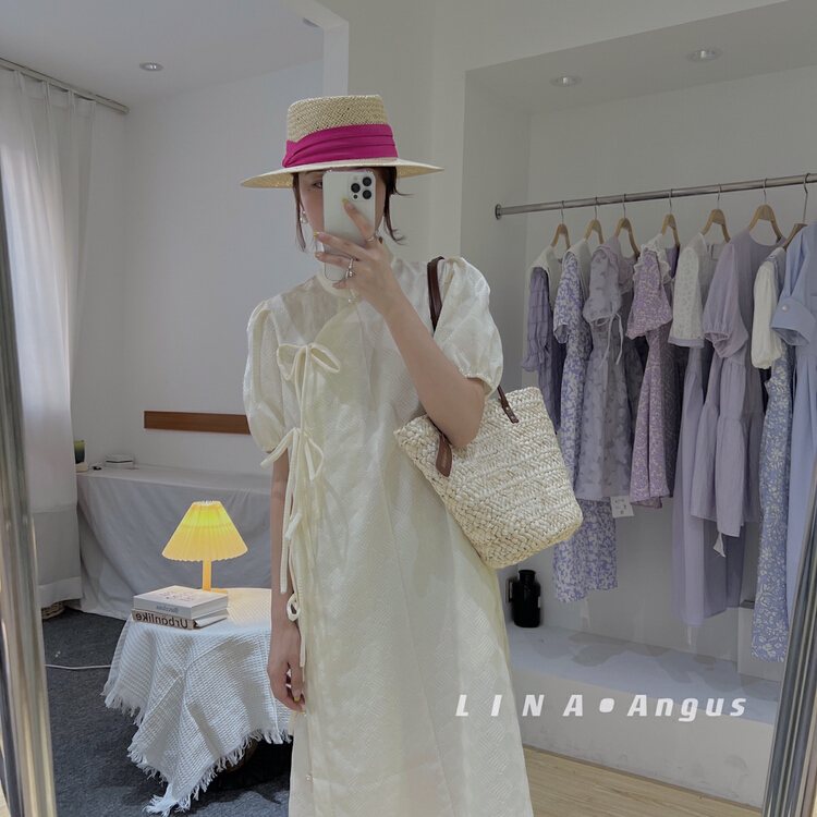 goods in stock! New in early summer! [Lina] temperament fashion design dress 0120# hjy