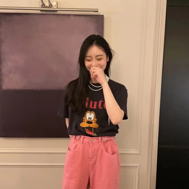 [charming] cute cartoon thin short sleeve T-shirt 1046# ZSY
