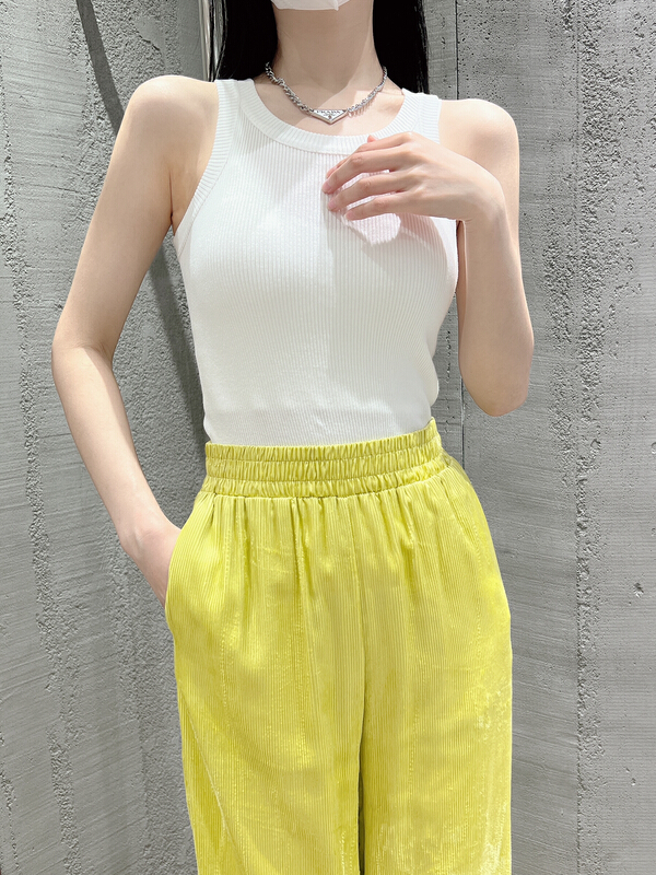 New in early summer! [DS] advanced simple bottomed vest / suspender m-6361d# XYJ