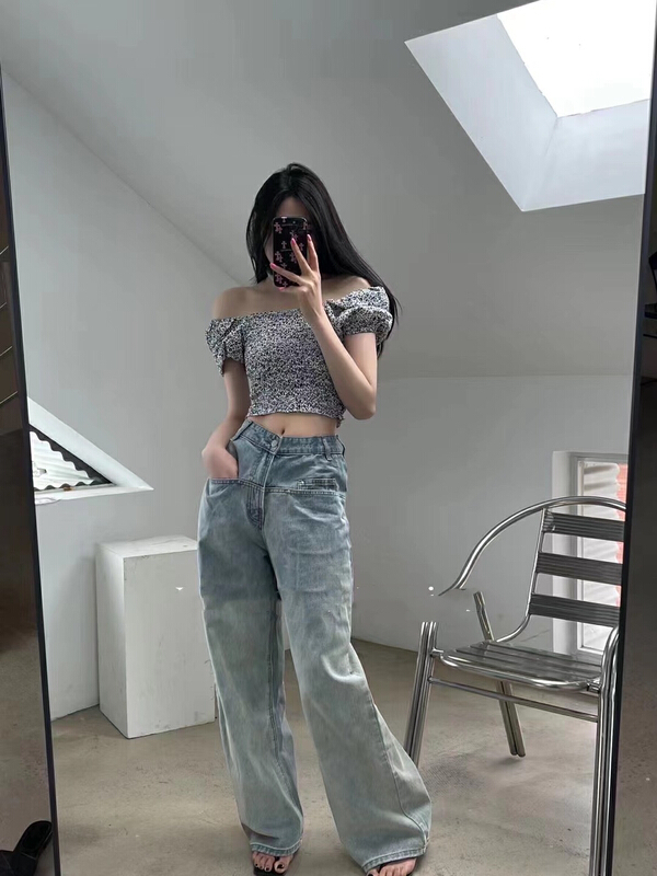 [MI] New Korean style used wash jeans 9466# PCZ