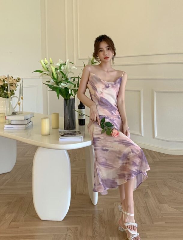 New in early summer! [Joyce stang] the little woman looks thin and slim with suspender dress 173# JJ